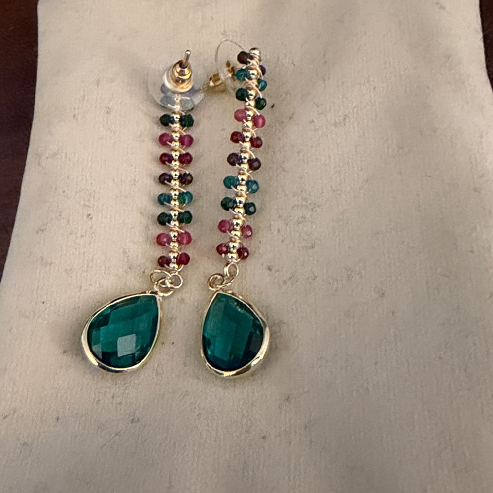 Cute Jewel Tone Earrings